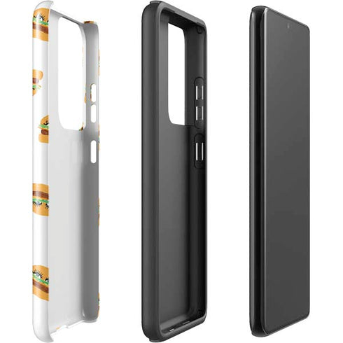 Bouffants and Broken Hearts Cute Burgers Galaxy S21 Ultra 5G Pro Case