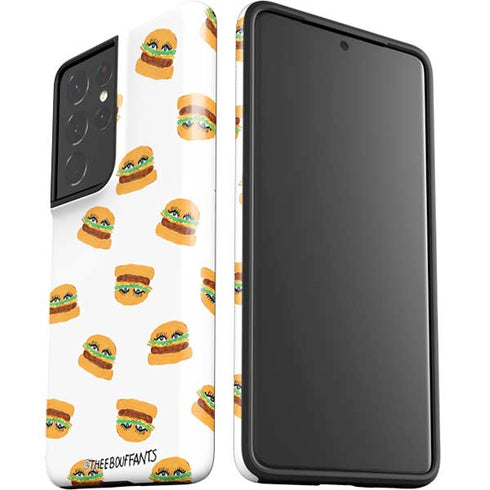 Bouffants and Broken Hearts Cute Burgers Galaxy S21 Ultra 5G Pro Case