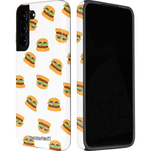 Bouffants and Broken Hearts Cute Burgers Galaxy S22 Plus Pro Case