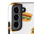 Bouffants and Broken Hearts Cute Burgers Galaxy S22 Pro Case