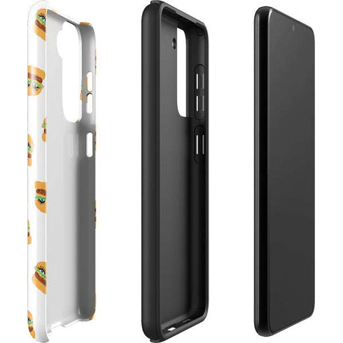 Bouffants and Broken Hearts Cute Burgers Galaxy S22 Pro Case