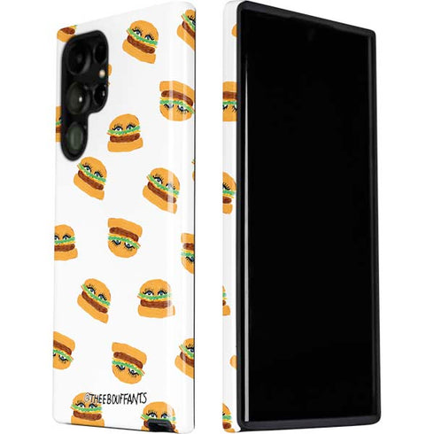 Bouffants and Broken Hearts Cute Burgers Galaxy S22 Ultra Pro Case