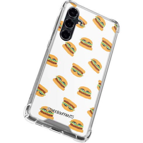 Bouffants and Broken Hearts Cute Burgers Galaxy S23 FE Clear Case