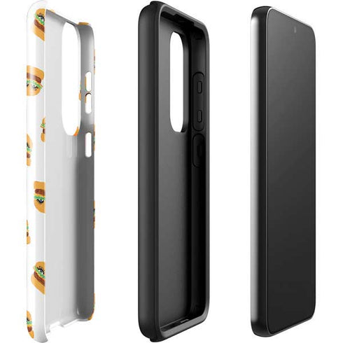 Bouffants and Broken Hearts Cute Burgers Galaxy S23 Plus Pro Case