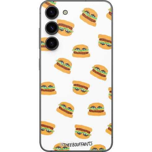 Bouffants and Broken Hearts Cute Burgers Galaxy S23 Plus Skin
