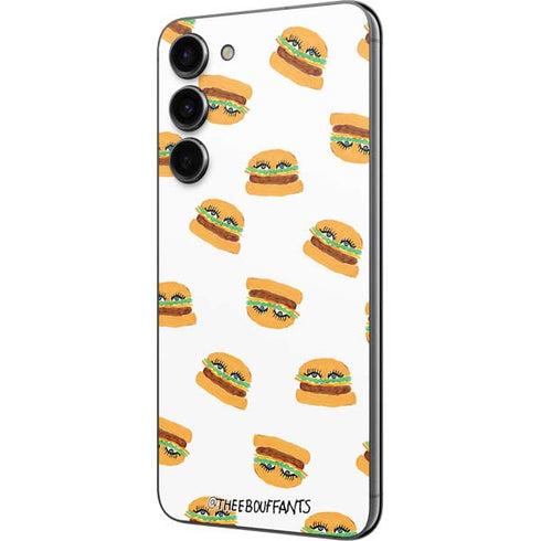 Bouffants and Broken Hearts Cute Burgers Galaxy S23 Plus Skin