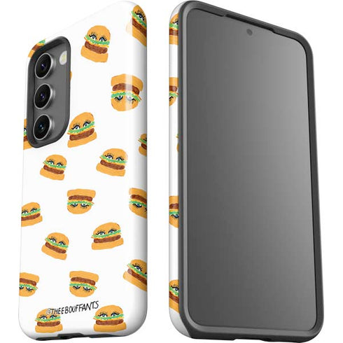 Bouffants and Broken Hearts Cute Burgers Galaxy S23 Pro Case
