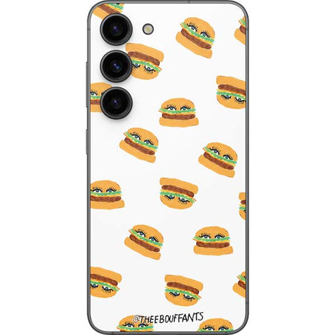 Bouffants and Broken Hearts Cute Burgers Galaxy S23 Skin