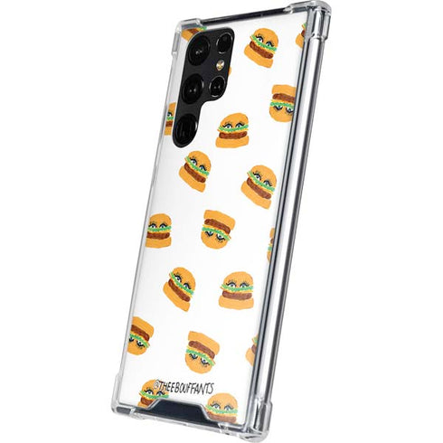 Bouffants and Broken Hearts Cute Burgers Galaxy S24 Ultra Clear Case