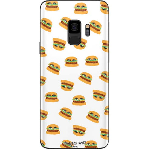 Bouffants and Broken Hearts Cute Burgers Galaxy S9 Skin