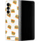 Bouffants and Broken Hearts Cute Burgers Galaxy Z Fold4 5G Skin