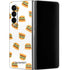 Bouffants and Broken Hearts Cute Burgers Galaxy Z Fold4 5G Skin
