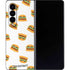 Bouffants and Broken Hearts Cute Burgers Galaxy Z Fold4 5G Skin