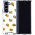 Bouffants and Broken Hearts Cute Burgers Galaxy Z Fold5 5G Clear Case