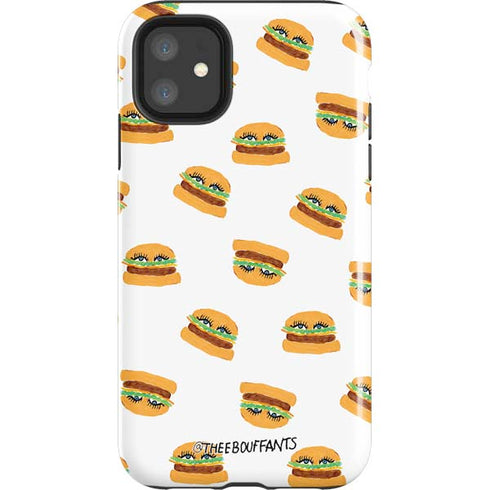 Bouffants and Broken Hearts Cute Burgers iPhone 11 Impact Case