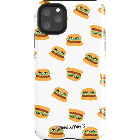 Bouffants and Broken Hearts Cute Burgers iPhone 11 Pro Max Impact Case