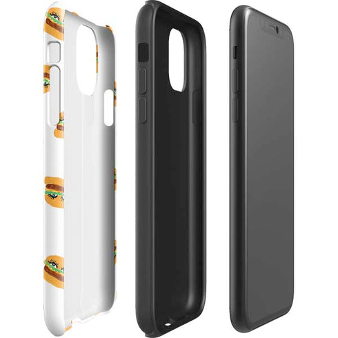 Bouffants and Broken Hearts Cute Burgers iPhone 11 Pro Max Impact Case