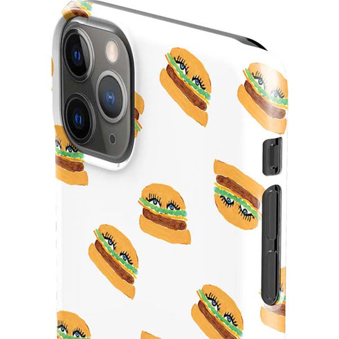 Bouffants and Broken Hearts Cute Burgers iPhone 11 Pro Max Lite Case