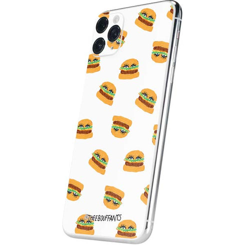 Bouffants and Broken Hearts Cute Burgers iPhone 11 Pro Max Skin