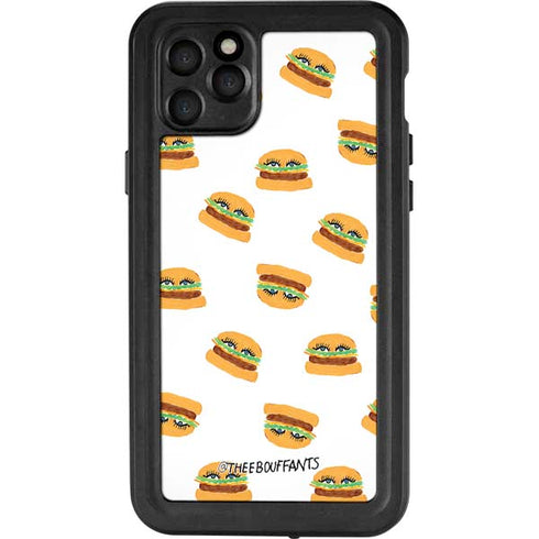 Bouffants and Broken Hearts Cute Burgers iPhone 11 Pro Max Waterproof Case