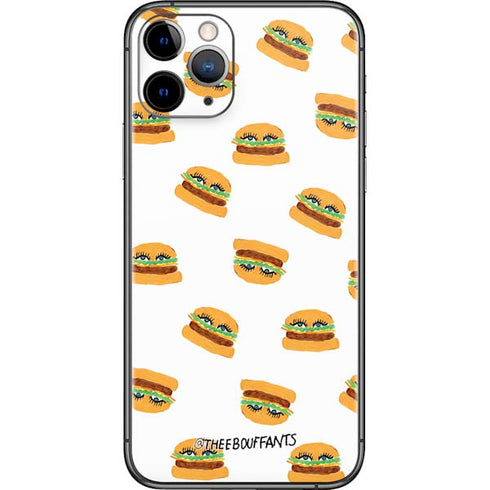 Bouffants and Broken Hearts Cute Burgers iPhone 11 Pro Skin