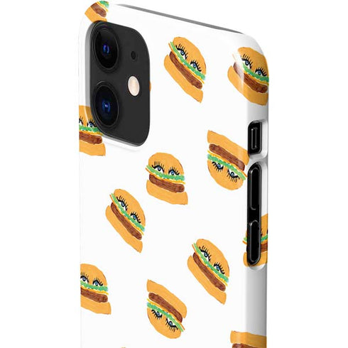 Bouffants and Broken Hearts Cute Burgers iPhone 12 Mini Lite Case