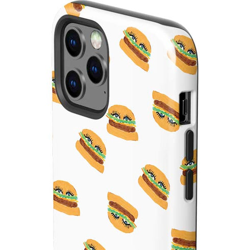 Bouffants and Broken Hearts Cute Burgers iPhone 12 Pro Impact Case