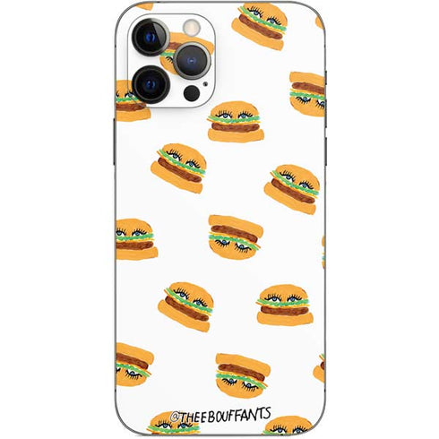 Bouffants and Broken Hearts Cute Burgers iPhone 12 Pro Skin