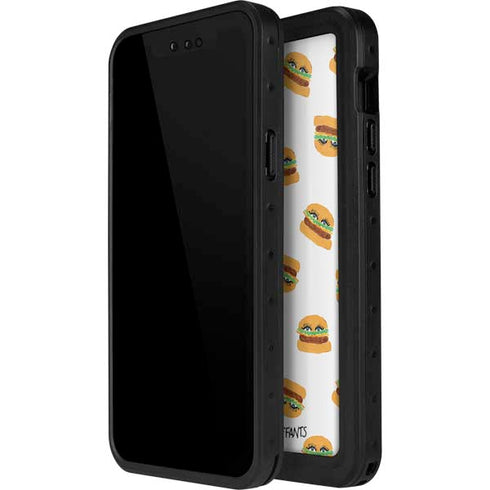 Bouffants and Broken Hearts Cute Burgers iPhone 12 Pro Waterproof Case