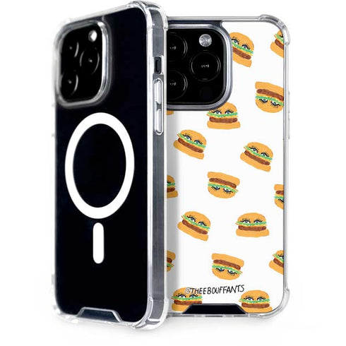 Bouffants and Broken Hearts Cute Burgers iPhone 13 Pro MagSafe Case