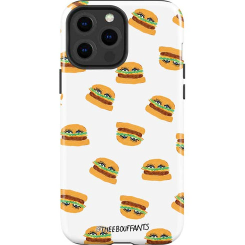 Bouffants and Broken Hearts Cute Burgers iPhone 13 Pro Max Impact Case