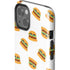 Bouffants and Broken Hearts Cute Burgers iPhone 15 Plus Impact Case