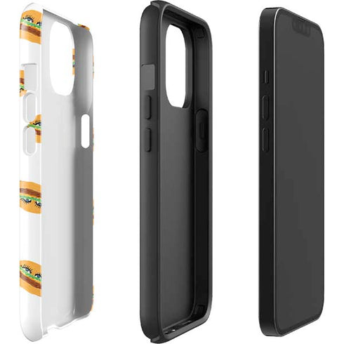 Bouffants and Broken Hearts Cute Burgers iPhone 14 Plus Impact Case