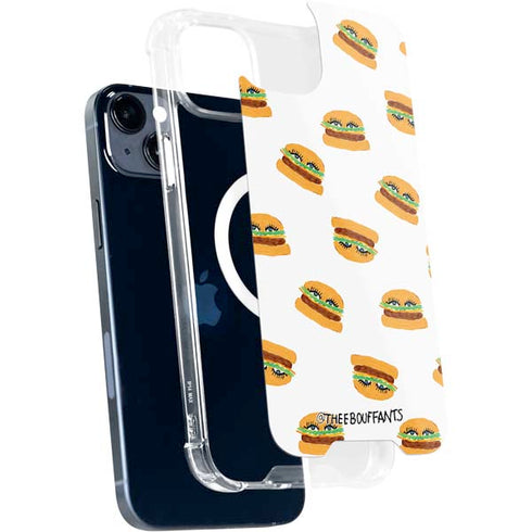 Bouffants and Broken Hearts Cute Burgers iPhone 14 Plus MagSafe Case