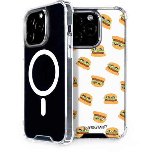 Bouffants and Broken Hearts Cute Burgers iPhone 14 Pro MagSafe Case