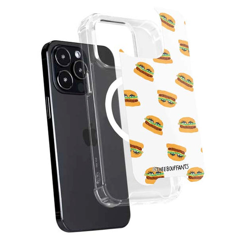 Bouffants and Broken Hearts Cute Burgers iPhone 15 Pro MagSafe Case
