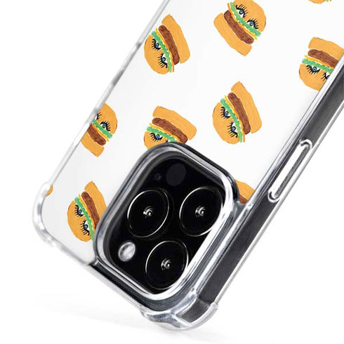Bouffants and Broken Hearts Cute Burgers iPhone 15 Pro MagSafe Case