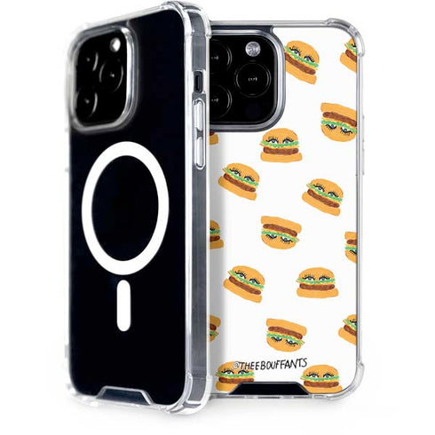 Bouffants and Broken Hearts Cute Burgers iPhone 15 Pro Max MagSafe Case