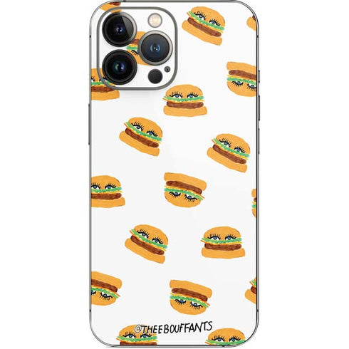 Bouffants and Broken Hearts Cute Burgers iPhone 14 Pro Max Skin