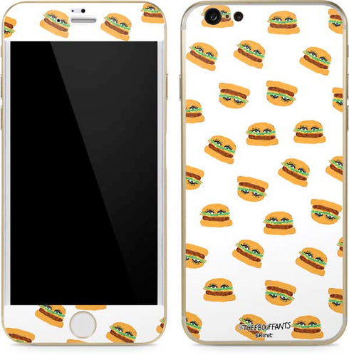 Bouffants and Broken Hearts Cute Burgers iPhone 6/6s Skin
