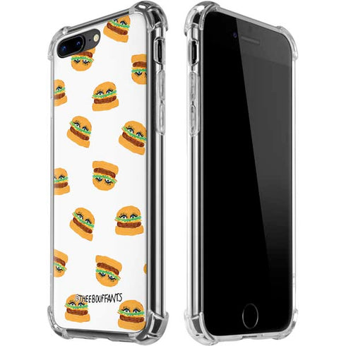 Bouffants and Broken Hearts Cute Burgers iPhone 7/8 Plus Clear Case