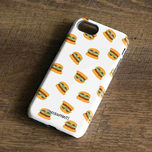 Bouffants and Broken Hearts Cute Burgers iPhone 7 Pro Case