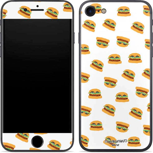Bouffants and Broken Hearts Cute Burgers iPhone 8 Skin