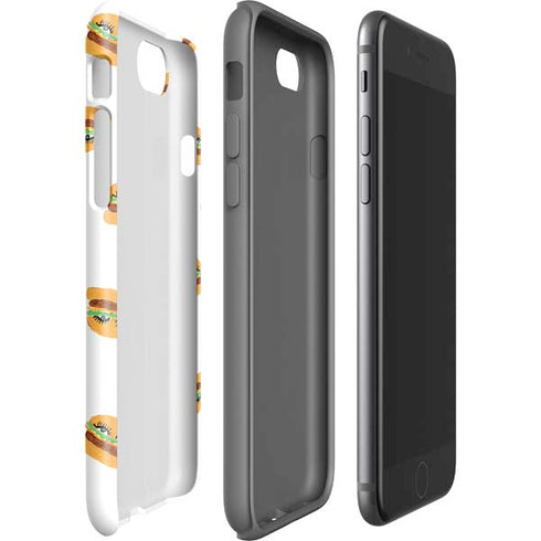 Bouffants and Broken Hearts Cute Burgers iPhone SE (2nd & 3rd Gen) Pro Case