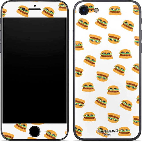 Bouffants and Broken Hearts Cute Burgers iPhone SE (2nd & 3rd Gen) Skin