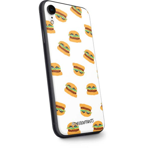 Bouffants and Broken Hearts Cute Burgers iPhone XR Skin