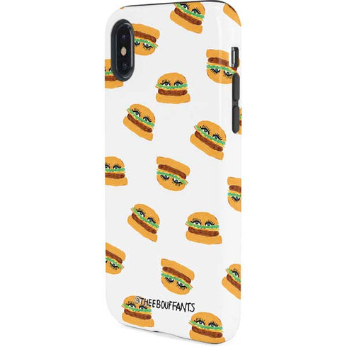 Bouffants and Broken Hearts Cute Burgers iPhone XS Pro Case