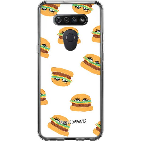 Bouffants and Broken Hearts Cute Burgers LG K51/Q51 Clear Case