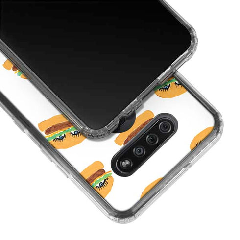 Bouffants and Broken Hearts Cute Burgers LG K51/Q51 Clear Case