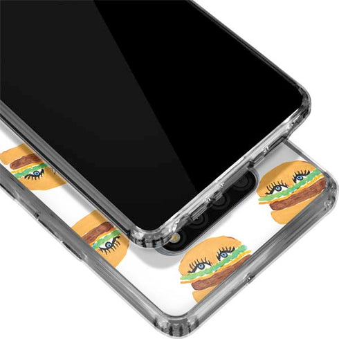 Bouffants and Broken Hearts Cute Burgers LG Stylo 6 Clear Case